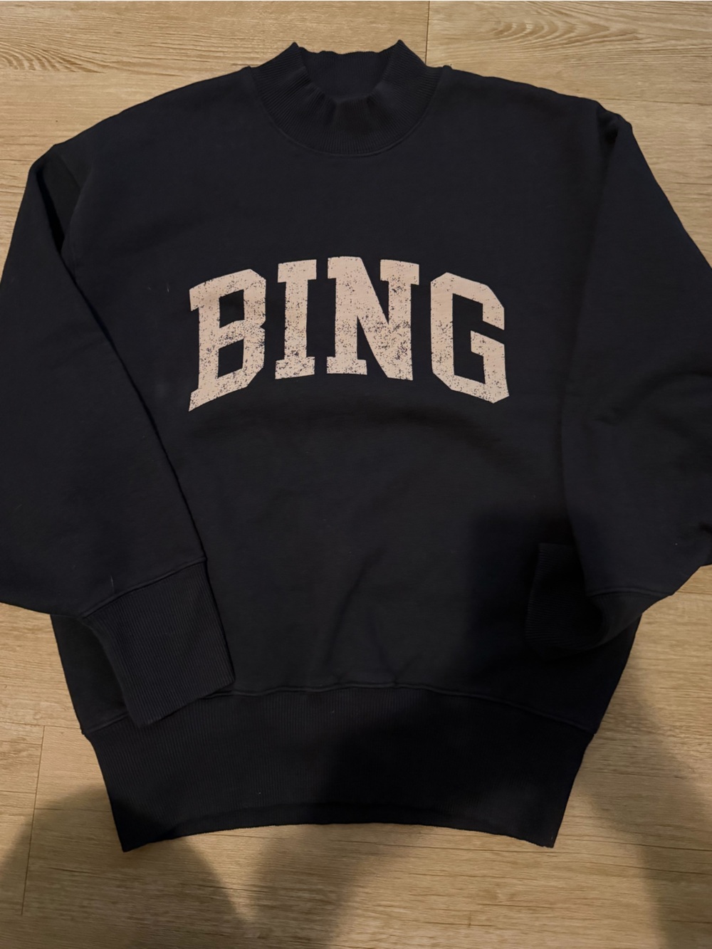 Anine Bing bradie sweatshirt navy